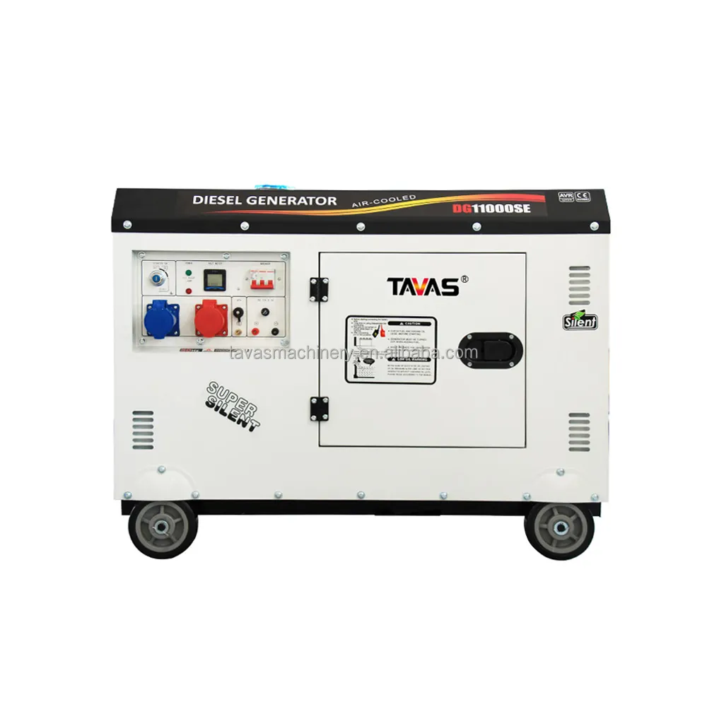 Silver-white appearance electric auto blue max diesel generator in barbados