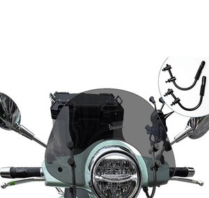 Parabrezza moto di alta qualità deflettori vento vetro anteriore trasparente per <span class=keywords><strong>VESPA</strong></span> GTS300 - Product Image 1