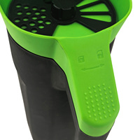 Vertak 1L Petit épandeur-semoir manuel à ouverture réglable pour pelouse, jardinage, semis, fertilisation, déneigement