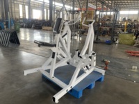 Equipo de gimnasio comercial soporte de fuerza ISO máquina de remo placa cargada culturismo fuerza para ejercicio de espalda