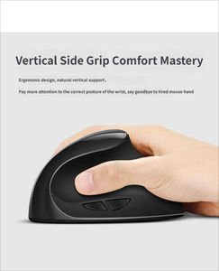 3 DPI Relieves Wrist Pain Portable Vertical Charging Ergonomic Wireless <b>Mouse</b> for Laptop - Product Image 5