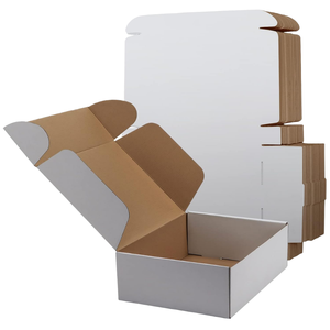Free Design Sample Custom Folding Corrugated Cardboard Apparel Packaging Carton <b>Box</b> with Glossy Lamination Embossing Recyclable - Product Image 4