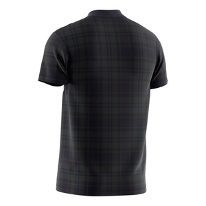 Camiseta de Poliéster Sublimada de Última Moda para Hombre, Manga Corta, Cuello con Cierre, Camiseta Polo con Cuello Alto - Product Image 4