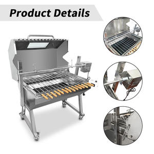 Asador Moderno Multiusos de Acero Inoxidable para Cordero Entero a la Parrilla - Product Image 3