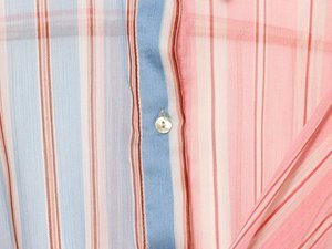 Mode lente herfst vrouw patchwork kleurblok gestreept lang lantaarnmouw gerimpeld kanten shirt <span class=keywords><strong>blouse</strong></span> casual tops dames blouses - Product Image 6