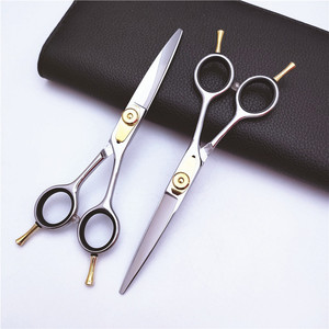 Tijeras Profesionales para Cabello Inoue Kagaku, Acero Inoxidable 440C, Hoja Afilada, Mango Largo, Diseño Irregular, Tijeras de Doble Punta - Product Image 4