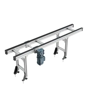 Toothed belt conveyor system of modular pallet conveyor system industrial for automatic assembly production lines