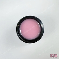 Gel de construction transparent nude 185 séries 48 couleurs OEM en gros, gel d'extension d'ongles UV LED pour salon de manucure et manucure DIY