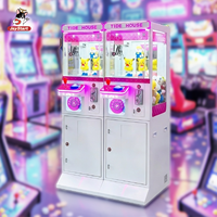 Machine à griffes d'arcade professionnelle à monnayeur, attrape-peluches de qualité supérieure, pour centre commercial, divertissement, distributeur de prix, personnalisable en anglais