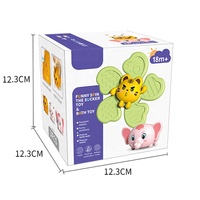 2023 nouveau Design bébé Fidget tourner autour de l'activité jouet Silicone ventouse Spinner en plastique Durable