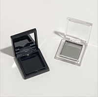 Nouveau Offre Spéciale unique Couleur ronde ombre à paupières cas vide carré transparent blush échantillon couleur poudre de test boîte
