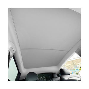 Adsorción apretada electrostática Tesla modelo 3 accesorios parasol Tesla modelo <span class=keywords><strong>y</strong></span> parasol de techo solar cortina de parasol de techo de coche - Product Image 1
