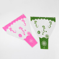 Sacs à fleurs en rotin Bopp, sachet d'emballage en plastique multi-branches, matériel Floral pour Bouquet de vacances, peuvent être personnalisé
