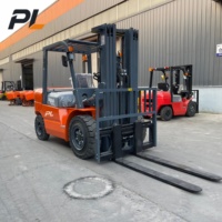 Chariot élévateur diesel PL 5 tonnes, usage intensif, certifié EPA Tier 4, pour travaux de construction en extérieur et utilisation portuaire