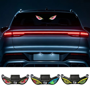 Autocollant LED pour vitre arrière de voiture, motif œil, lumière visuelle, accessoire de personnalisation automobile - Product Image 1
