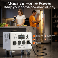 Centrale Électrique Portable OEM 3600W 2662.4Wh à Onde Sinusoïdale Pure, Générateur Solaire MPPT pour Camping et Alimentation de Secours d'Urgence