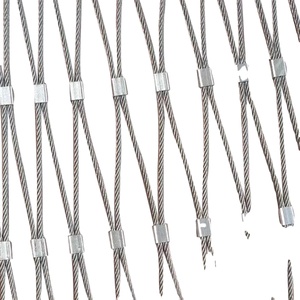 Promotion : Filet tressé en acier inoxydable 316 souple et résistant à la corrosion de 6 cm pour volière de perroquets et enclos de zoo - Product Image 2