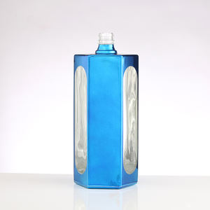 <span class=keywords><strong>Precio</strong></span> barato Lujo Tequila Licor Gin <span class=keywords><strong>Vodka</strong></span> Color <span class=keywords><strong>azul</strong></span> 750ml 1L Botellas de vidrio - Product Image 3