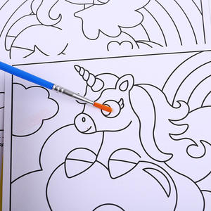 Ensemble de livres de peinture à l'aquarelle pour enfants avec logo personnalisé, dessin, graffiti, reliure spirale, cadeau - Product Image 5