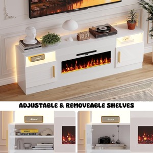 <span class=keywords><strong>Meuble</strong></span> <span class=keywords><strong>TV</strong></span> avec foyer électrique intégré, finition haute brillance, pour salon, MOQ <span class=keywords><strong>100</strong></span> - Product Image 2