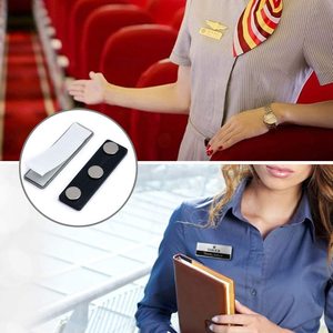 Lắp ráp nametag Tên huy hiệu trở lại huy hiệu nam châm từ tên huy hiệu - Product Image 5