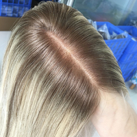 Nueva Llegada: Peluca de Encaje Larga y Lisa de Lujo en Color Rubio Ceniza Claro, 100% Cabello Humano, con Encaje Invisible, Perfecta para Uso Diario