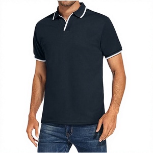 Camiseta Polo de Hombre de Punto, 100% Algodón, 220 GSM, Corte Regular, Antiarrugas, Verano, Moda, con Logotipo de Marca Personalizado al por Mayor OEM - Product Image 3