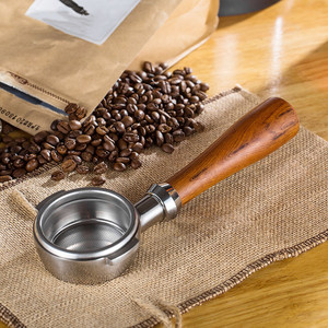 Soporte de filtro de portafiltro de café único de 51MM, <span class=keywords><strong>mango</strong></span> de filtro de máquina de café Espresso para <span class=keywords><strong>Delonghi</strong></span> - Product Image 5