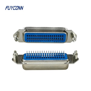 Прямой центринный разъем DDK типа «папа» для печатной платы, 57 серий CN, 14 контактов, 24 контакта, 36 контактов, 50 контактов, 64 контакта, Штекерный центральный разъем - Product Image 1