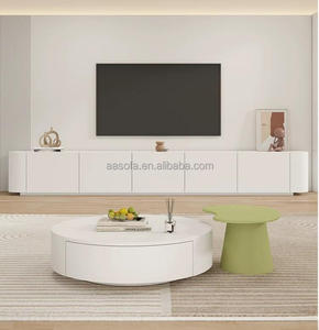 Moderno semplice <span class=keywords><strong>tavolo</strong></span> centrale in legno lungo pieghevole Cabinet <span class=keywords><strong>supporto</strong></span> <span class=keywords><strong>TV</strong></span> <span class=keywords><strong>supporto</strong></span> economico soggiorno mobili - Product Image 5
