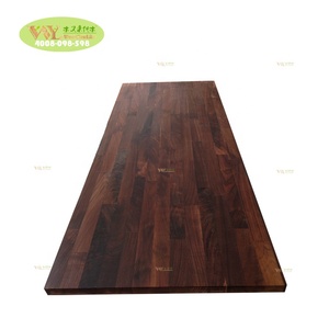 High Quality Rectangle Finger Joint USA Black Walnut <strong>Wood</strong> <strong>Table</strong> <strong>Top</strong> <strong>for</strong> Restaurant Kitchen Vanity Countertop - Product Image 1