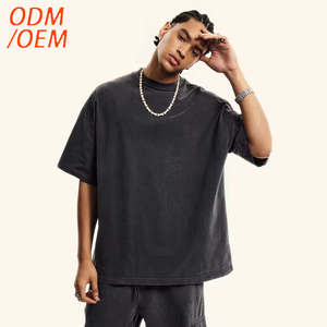 Camiseta Oversize de Algodón Grueso de 310 g/m² para Hombre, Personalizada con Impresión DTF, DTG o Serigrafía, Estilo Vintage, Lavado Ácido, Lisa y sin Estampado - Product Image 3