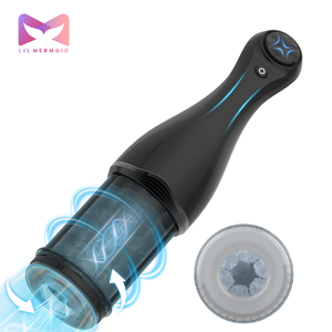 LIL Mermaid Automatische Rotatie Mannelijke Masturbator Seks Speelgoed Eén-Knops Orgasme Modus Ontworpen voor Gemakkelijke Demontage Reiniging Zachte Vagina - Product Image 1