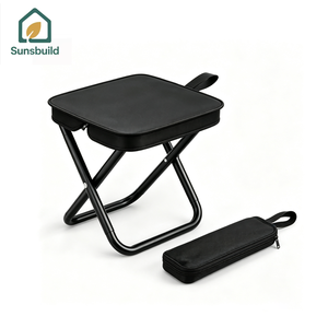 Sunsbuild Ultra Light Foldable Metal Lawn <b>Stool</b> Durable Outdoor Fishing Chair for Camping Picnic & Lawn <b>Garden</b> Eve - Product Image 2