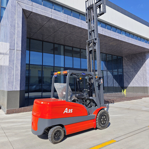 מחיר המפעל 3 טון חשמלי מלגזה מכונת מלגזה משאית 1 טון 2 טון 2.5 טון 4 טון 5 טון מחסן מטען חשמלי מלגזה - Product Image 1