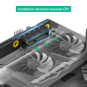การ์ดแปลง PCIe Riser PCI-e 1 X 3.0 90 องศา แบบย้อนกลับ ตัวผู้เป็นตัวเมีย สำหรับเคสเซิร์ฟเวอร์ 1U - Product Image 6