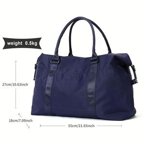 Grand sac de voyage, sac de week-end, sac de cabine pour avion, sac de plage pour femmes, sac de nuit, sac à bagages imperméable avec poche étanche - Product Image 4