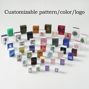 Custom Crystal American <b>Mahjong</b> <b>Sets</b> Durable Family Entertainment Daily Gift Giving Acrylic <b>Mahjong</b> <b>Set</b> - Product Image 6