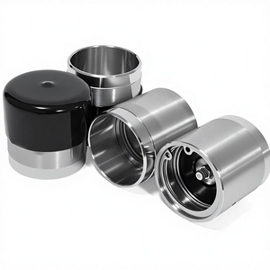 Nouveaux protège-roulements de roue de remorque en acier inoxydable de 1,98 po, cache-poussière, enjoliveurs de moyeu, remplacement pour réparation, fabriqué en Chine, sans numéro OE - Product Image 1