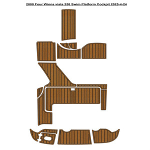 Suelo de EVA con Aspecto de Madera para Yates Four Winns Vista 258 de 2008, Diseño Moderno, Fácil Instalación, Artículo de Venta Caliente en eBay y AliExpress - Product Image 3