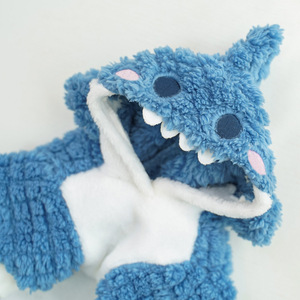 Chiot chien <span class=keywords><strong>chat</strong></span> <span class=keywords><strong>requin</strong></span> Costume drôle animal Halloween noël Cosplay robe sweat à capuche pour animaux de compagnie tenues chaudes vêtements - Product Image 4