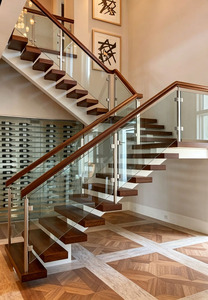 Rampe d'<span class=keywords><strong>escalier</strong></span> en verre trempé sans cadre 12 mm avec fixation en acier inoxydable pour <span class=keywords><strong>escalier</strong></span>, balcon et clôture de <span class=keywords><strong>piscine</strong></span> - Product Image 3