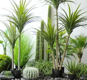 Fondo de Planta Artificial, Flores Artificiales a Granel, Vegetación Artificial, Edificios de Jardín <span class=keywords><strong>en</strong></span> Miniatura, Hojas Colgantes Artificiales - Product Image 4