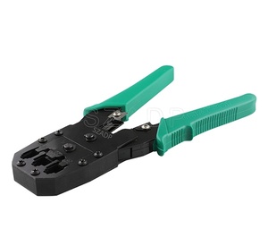 Pince multifonctionnelle à tête de cristal pour câbles de réseau Pince à dénuder et à couper les câbles de réseau à double usage - Product Image 1