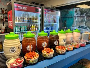 900ml 32oz Customized Logo Vitroleros Mexican Jar Daiquiri Beverage Restaurant Souvenir Juice Drinkwares with Lids and Straws - Product Image 6