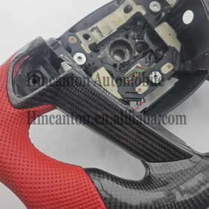 Volante Deportivo de Fibra de Carbono y Cuero Perforado para Honda Accord 8ª Generación, Venta al Por Mayor - Product Image 4
