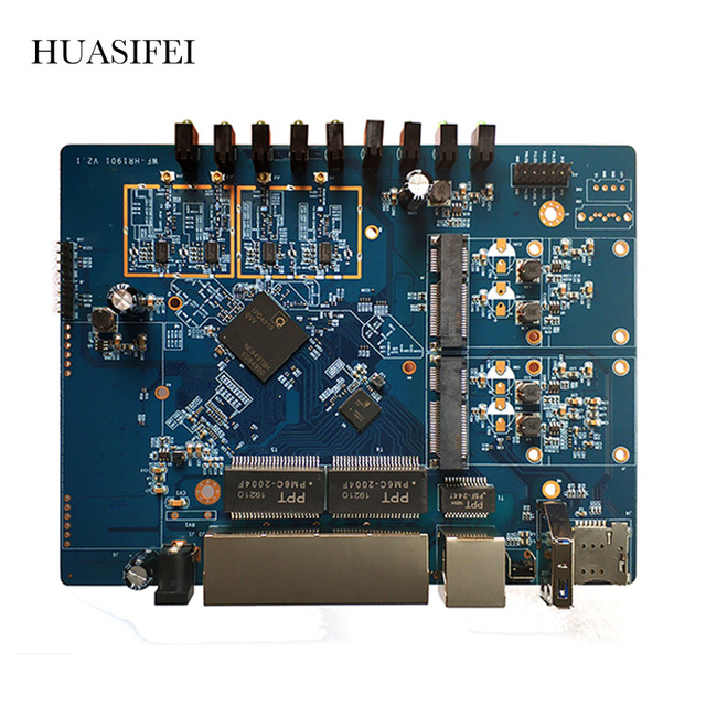 IPQ4019+QCA9886 OpenWRT Wireless Board 4g Lte Wifi Wireless Dual-band Tri-band Router Board With Sim Card Slot
