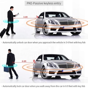 EASYGUARD EC002-hy <b>Push</b> Start Stop Remoter Engine Start Auto Passive Keyless Entry PKE <b>Car</b> Alarm NFC Lock Unlock - Product Image 6