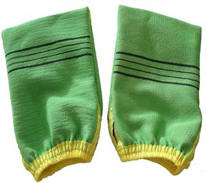 Milieuvriendelijke Koreaanse Exfoliërende Douche Scrub Doek Exfoliërende Bad Srubber Handschoenen Wegwerp Hamam Handschoen Voor Douche - Product Image 1