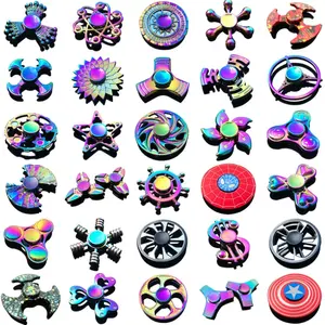Nieuwe aanwinst: promotionele fidget spinners, metalen handspinner voor volwassenen en kinderen, stress- en angstverlichting, vinger-spinner speelgoed - Product Image 1